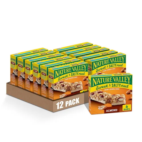 Vista 12 de Nature Valley Barras de granola de nueces dulces y saladas, maní, 15 barras, 18 onzas