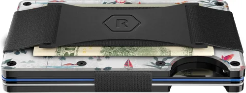 Vista 3 de Cartera Ridge para hombres - Cartera delgada minimalista compacta y tarjetero, carteras de bolsillo frontal con protección RFID para hombres