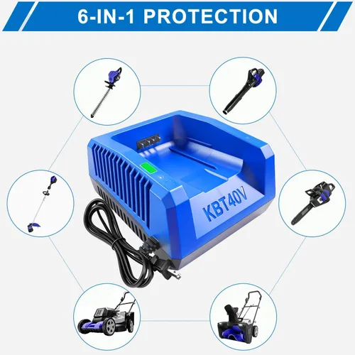 Vista 10 de DTK Reemplazo de carga rápida para cargador de batería rápido Kobalt de 40 V