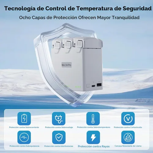 Vista 8 de Batería de vuelo inteligente Plus (paquete de 2) con concentrador de carga bidireccional para DJI Mini 4 Pro/Mini3/Mini 3 Pro, 3850 mAh 47 minutos
