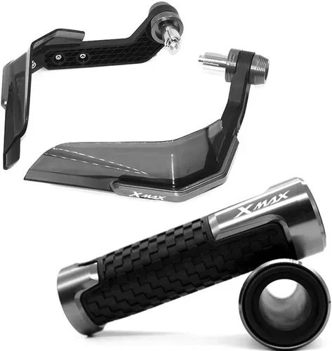 Vista 9 de Para Y&AMAHA Xmax X-MAX 125 250 300 400 2017-2023 2022 - Agarres para guardamanos de motocicleta (color plateado 2)