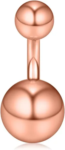Vista 15 de Ruifan 14G 0.236 in 1/4 pulgadas 316L Acero quirúrgico cristal ferido CZ corto ombligo aretes de ombligo anillos de botón 4-6 piezas
