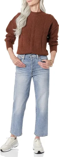 Vista 3 de Tienda Essentials Suéter de cuello redondo suave para mujer (disponible en tallas grandes)