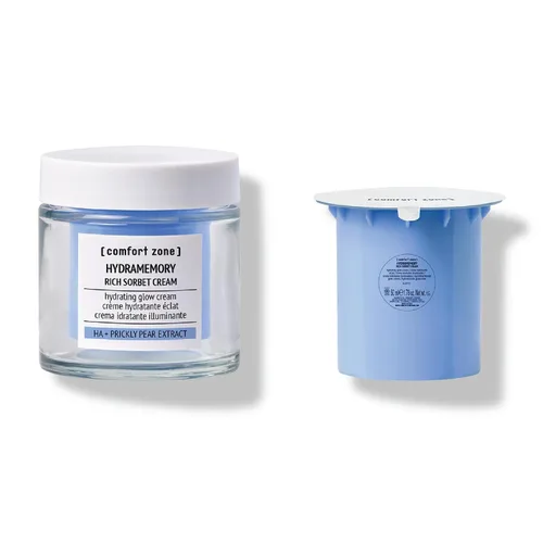 Vista 8 de Zona de confort - Crema de sorbete rica en Hydramemory Crema hidratante brillante para una piel hidratada, firme y radiante de larga duración