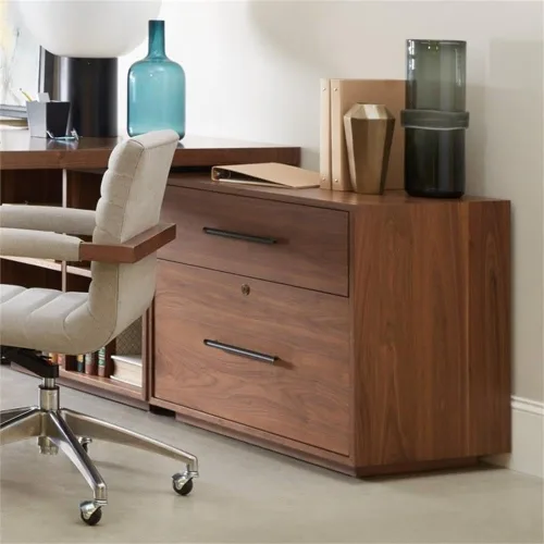 Vista 4 de Hooker Furniture Archivador lateral Elon con 2 cajones en madera mediana