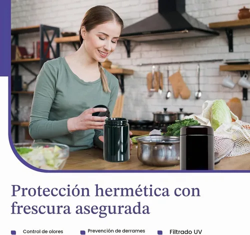 Vista 8 de Infinity Jars Tarro hermético de vidrio UV de 16.9 fl oz para café, té