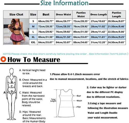 Vista 2 de Lencería sexy para mujer, para juegos sexuales traviesos, escuela, niñas, enfermera, cosplay, trajes de encaje transparente babydoll mini falda