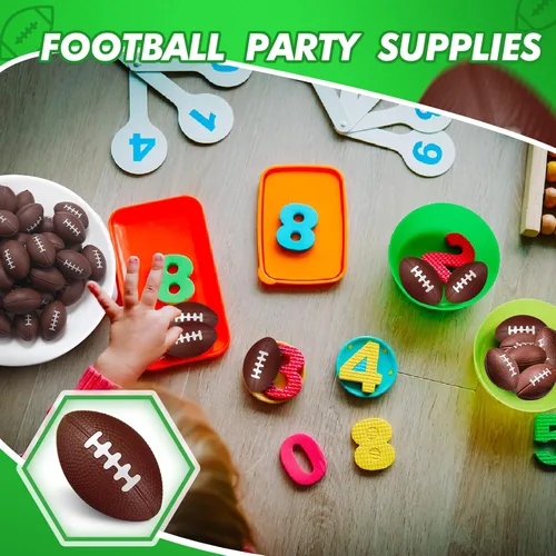 Vista 6 de Jerify Paquete de 120 mini pelotas de fútbol antiestrés de 1.46 pulgadas, pelota deportiva de espuma para adultos, bolas pequeñas de alivio