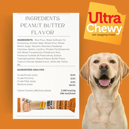 Vista 9 de Ultra Chewy Double Treat Bones Favorites, golosinas para perros, hechas en los Estados Unidos, golosinas saludables, fáciles de digerir, promueve