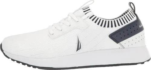 Vista 8 de Nautica Zapatillas deportivas para hombre, cómodas, informales, con cordones, a la moda, para caminar, pantalones deportivos ligeros