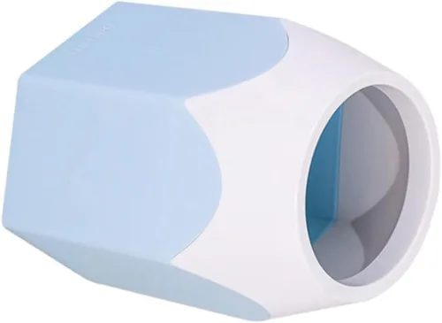 Vista 3 de Tofficu Soporte de bolígrafo de escritorio de 2 piezas para almacenamiento de brochas de maquillaje para estudiantes Bluex2 piezas