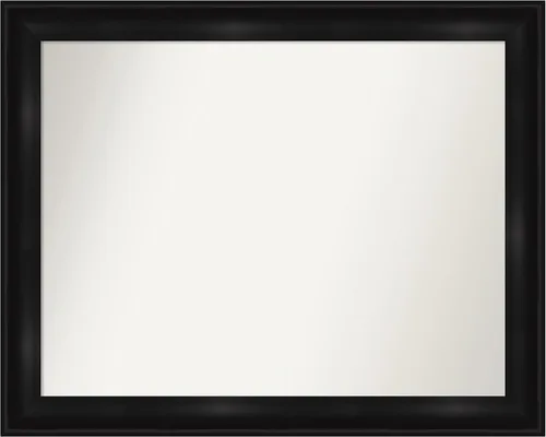 Vista 216 de Amanti Art Espejo personalizado, gran espejo de baño estrecho, espejo de pared o espejo de tocador de baño sobre el fregadero (24 x 24 pulgadas)