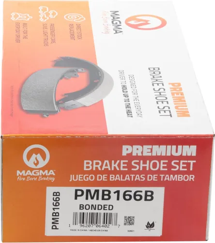 Vista 5 de MAGMA Premium PMB166B Zapatas de freno adheridas, traseras