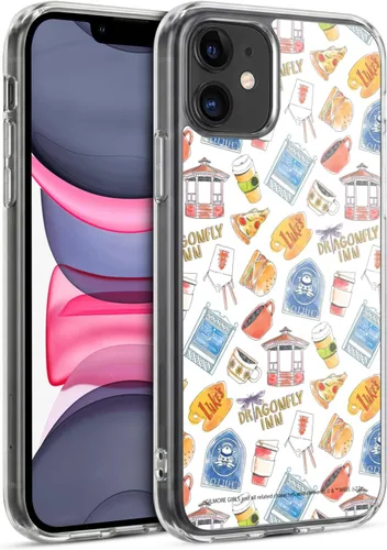 Vista 101 de Head Case Designs Gilmore - Funda negra a prueba de golpes con diseño de dibujos animados para niñas con licencia