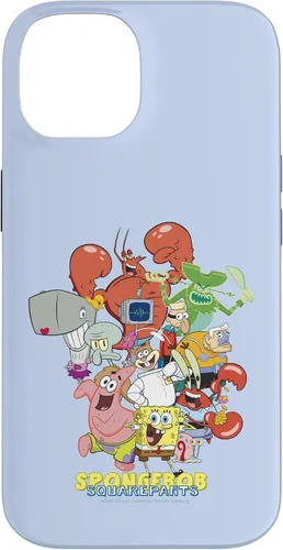 Vista 4 de Funda para iPhone 16 SpongeBob SquarePants Group Party Pose