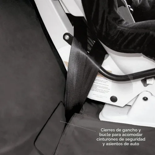 Vista 5 de Kurgo Rover - Funda para asiento de banco, color negro, 55 pulgadas