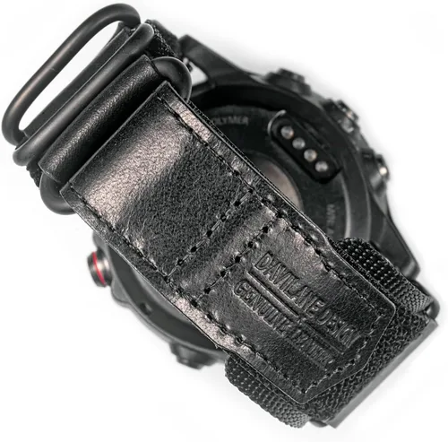 Vista 9 de Compatible With Garmin Watch Band, Leather Watch Band Sports Strap For