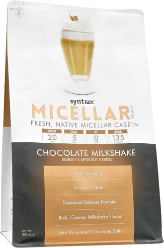 Vista 2 de Syntrax Crema micelar, batido de chocolate en polvo, 2.10 libras