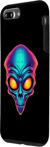 Vista 20 de iPhone 13 Pro Max Scary Alien Face UFO Alien Head Funny Alien Case