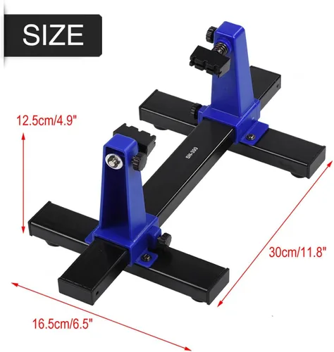 Vista 7 de Joyzan - Soporte para placa de circuito, kit de sujeción ajustable para soldadura PCB