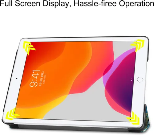 Vista 7 de Funda para Apple iPad 10.2 de 9ª/8ª/7ª generación (2021/2020/2019) con función de encendido y apagado automático, ultra fina y ligera, soporte