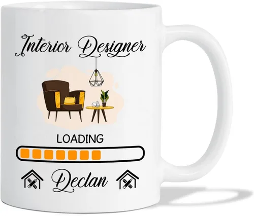 Vista 12 de Taza de café personalizada para diseño de interiores, diseño de interiores, taza de diseño de interiores, taza de diseño de interiores, regalo