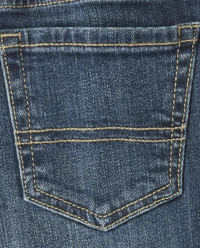 Vista 4 de The Children's Place Pantalones de mezclilla ajustados elásticos básicos para niño