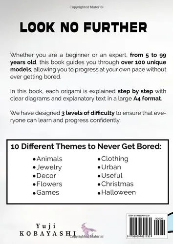 Vista 2 de Origami for Kids and Adults Over 100 Models of Animals, Paper Planes, Flowers, Jewelry, Christmas, Halloween, and More... Japanese Paper Folding and