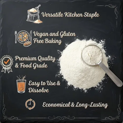 Vista 6 de freee Polvo de goma de xantano sin gluten, 3.53 onzas (3.53 oz) Espesante, aglutinante y estabilizador Para hornear, salsas, sopas, postres