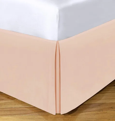 Vista 17 de Falda de cama – Falda de cama plisada 100% algodón egipcio de 800 hilos – Fácil ajuste con falda de cama a medida de 12 pulgadas – Tamaño individual