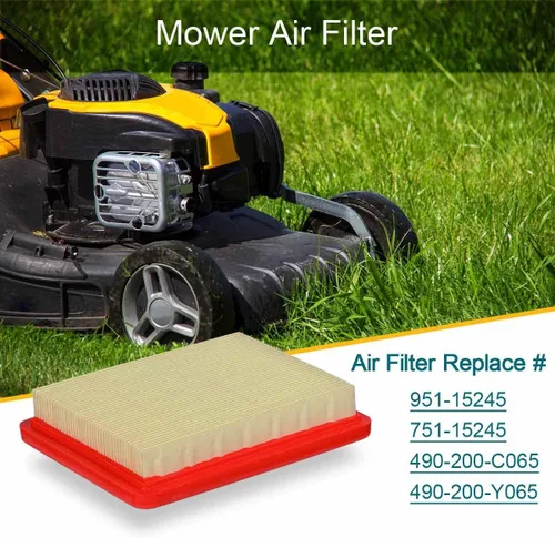 Vista 2 de Emmawin Paquete de 2 filtros de aire 951-15245 para cortacésped de motor Cub Cadet MTD de 159 cc y 196 cc, repuesto para filtro de aire 751-15245