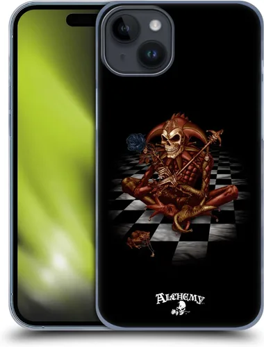 Vista 9 de Head Case Designs Officially Licensed Alchemy Gothic 13 Dagger Illustration Hard Back Case Compatible with Apple iPhone 15 Plus