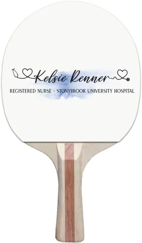 Vista 7 de Infusion Pala de ping pong de diseño clásico personalizado, impresión directa de 5 capas premium en raqueta de tenis de mesa