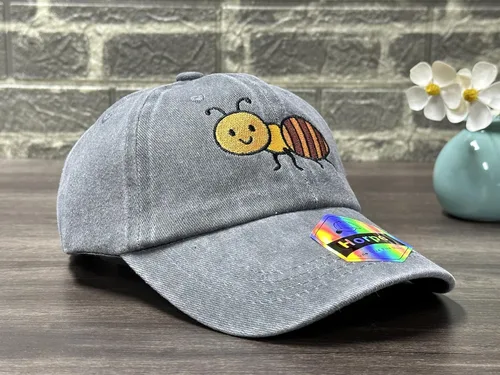 Vista 2 de Gorra de béisbol bordada para niños pequeños