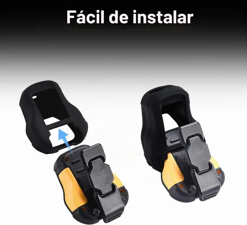Vista 5 de CYBERGUYS Funda de Silicona para Altavoz Bluetooth Portátil DEWALT, Cubierta Protectora Duradera a Prueba de Golpes Antideslizante para Mini Altavoz