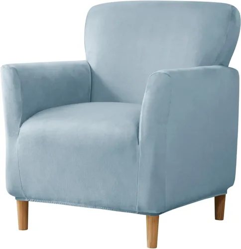 Vista 51 de Fundas estampadas para sillón de banquete fundas suaves para sillón de 1 pieza, fundas elásticas para silla de sala de estar, funda antideslizante