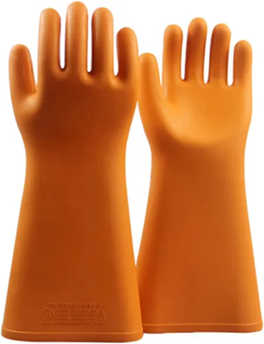 Vista 10 de 1 par electricista especial aislado guantes 12KV 20KV 25KV 35KV seguridad protección trabajo guantes