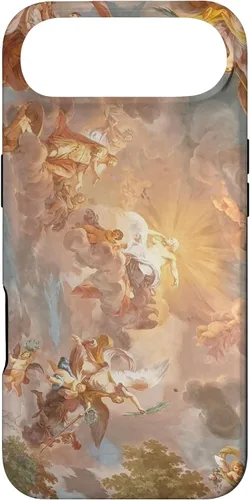 Vista 27 de Funda para iPhone 16, diseño de historia del arte renacentista, diseño de Michelangelo Sky