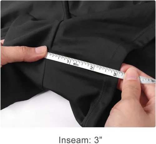 Vista 5 de BALEAF Bikini corto básico de cintura alta para mujer con forro