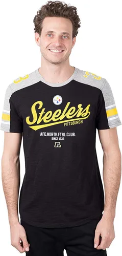 Vista 32 de Ultra Game NFL - Camiseta raglán de manga corta para hombre