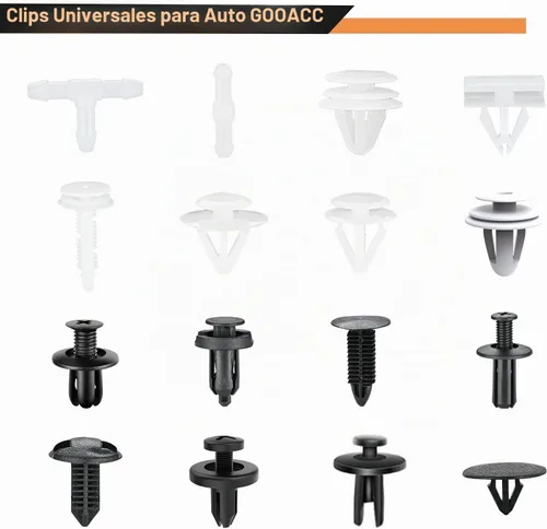 Vista 3 de GOOACC 1001 piezas de remaches universales para automóviles, juego de clips de retención para parachoques, guardabarros, panel de puerta, protector
