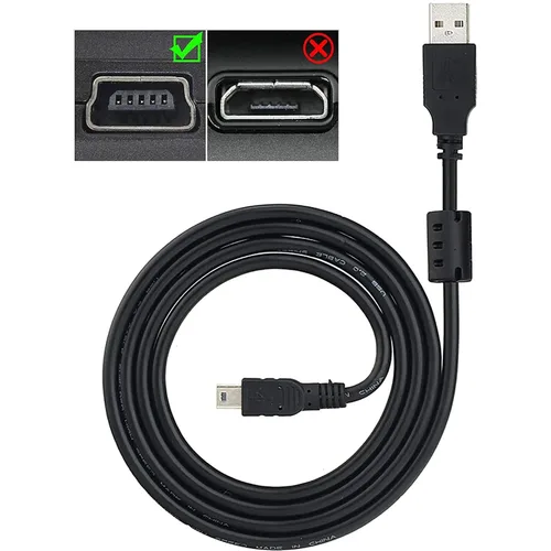 Vista 7 de Cable USB UC-E4, compatible con Nikon D610 D2 D3 D3X D100 D90 D80 D70S D70 D60 D50 D40 D40X D200 D300 D3000 D3100S D3100 D7000 D700 0 cable
