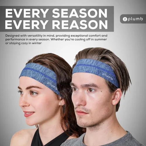 Vista 4 de Aerogrip Sweatband - Diadema deportiva de rendimiento - Absorbe la humedad para hombres y mujeres - Todos los deportes - Correr - Yoga- Equitación