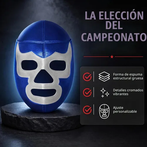 Vista 5 de RINGREBELS - Máscara de lucha libre mexicana Lucha Libre Luchador - Estilos coloridos