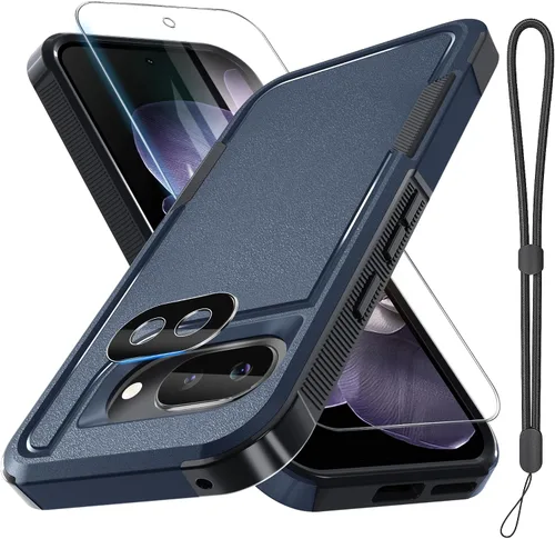 Vista 17 de Funda para Google Pixel 7A, Funda Protectora de Teléfono de Cuerpo Completo Resistente de Trabajo Pesado Robusta a Prueba de Golpes con Correa