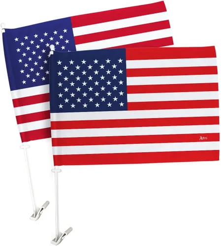 Vista 112 de Paquete de bandera de coche de la Copa del Mundo 2022 de Gales, bandera americana para carros, decoración de automóviles, pancarta pequeña