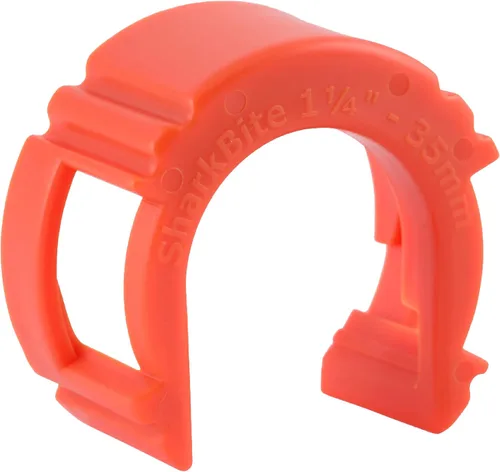 Vista 7 de SharkBite Clip de desconexión de 1-1/2 pulgadas para empujar para conectar accesorios de plomería de latón, UXLDC41