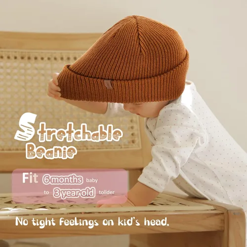 Vista 4 de FURTALK Gorros de invierno para niños y niñas, gorro de invierno para niños y niñas