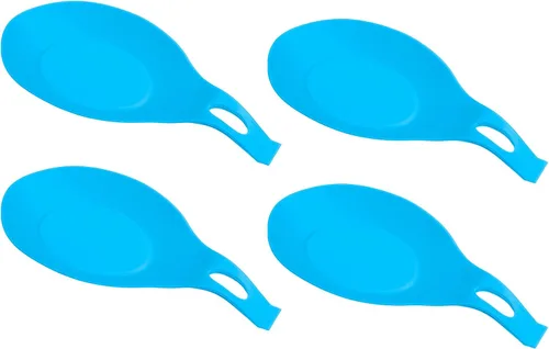 Vista 24 de uxcell Soporte de cuchara de silicona, 7.68 x 3.74 pulgadas, resistente al calor, soporte para utensilios de cocina, espátula, soporte para cucharón
