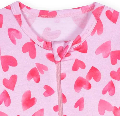 Vista 3 de Gerber Baby Girls Toddler Buttery-Soft Snug Fit Footed Pajamas with Viscose Made with Eucalyptus